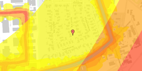 Trafikstøjkort på Askov Alle 32, 2770 Kastrup