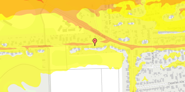 Trafikstøjkort på Astridsvej 11, 2770 Kastrup