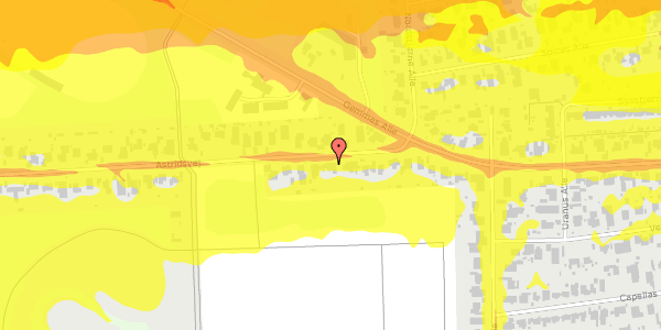 Trafikstøjkort på Astridsvej 13, 2770 Kastrup