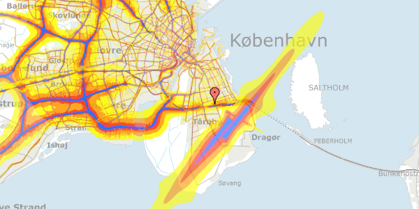 Trafikstøjkort på Blykobbevej 19, 2. tv, 2770 Kastrup