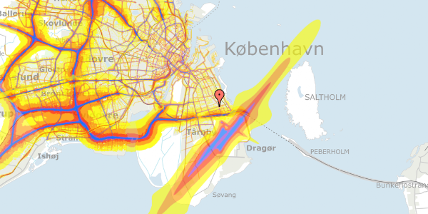 Trafikstøjkort på Cypres Alle 12, 2770 Kastrup