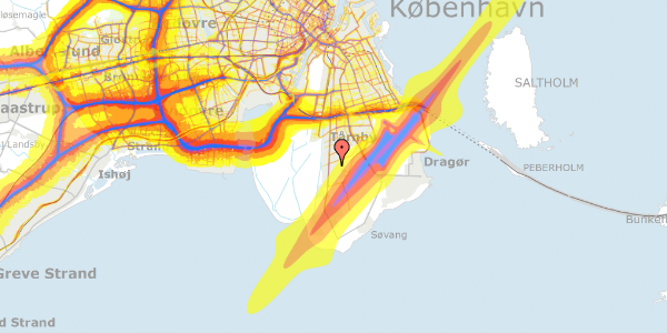 Trafikstøjkort på Filskovvej 4, 2770 Kastrup