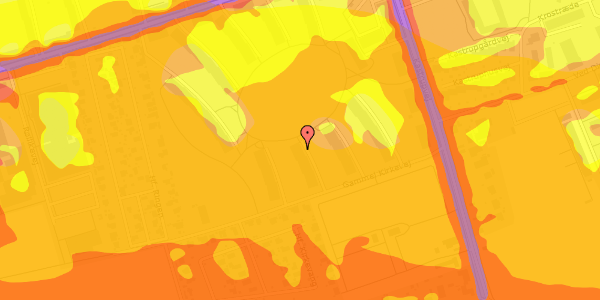 Trafikstøjkort på Gammel Kirkevej 34, st. 4, 2770 Kastrup
