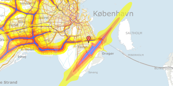 Trafikstøjkort på Herkules Alle 20, 2770 Kastrup