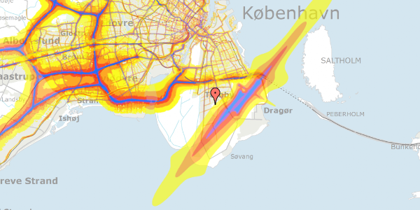 Trafikstøjkort på Holdkærs Ager 190, 2770 Kastrup