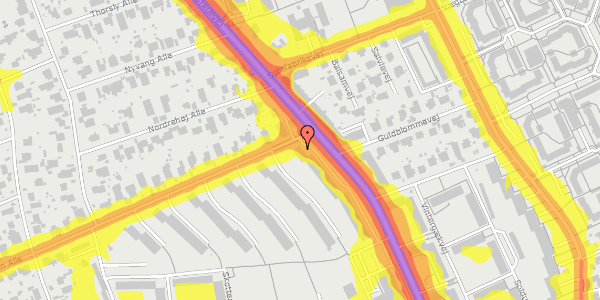 Trafikstøjkort på Kastrupvej 248, 1. th, 2770 Kastrup