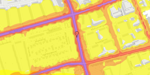 Trafikstøjkort på Kastrupvej 306, 1. th, 2770 Kastrup