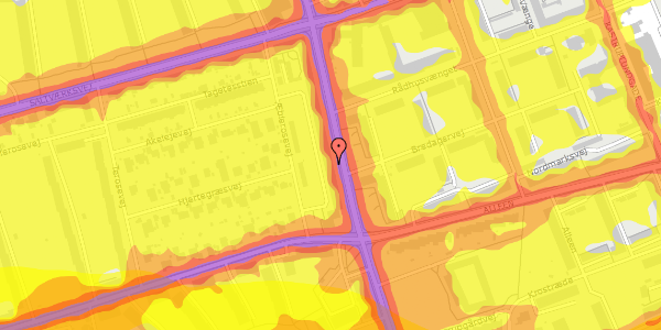 Trafikstøjkort på Kastrupvej 314, st. th, 2770 Kastrup