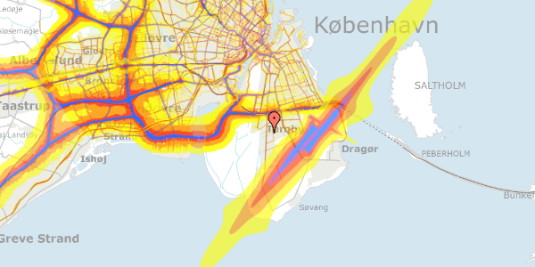 Trafikstøjkort på Kragebøl Alle 4, 2770 Kastrup