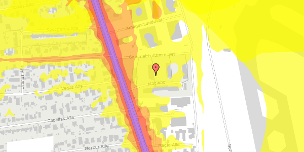 Trafikstøjkort på Maglebo 7, st. th, 2770 Kastrup