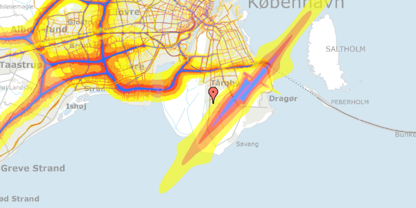 Trafikstøjkort på Nairobi Alle 23, 2770 Kastrup