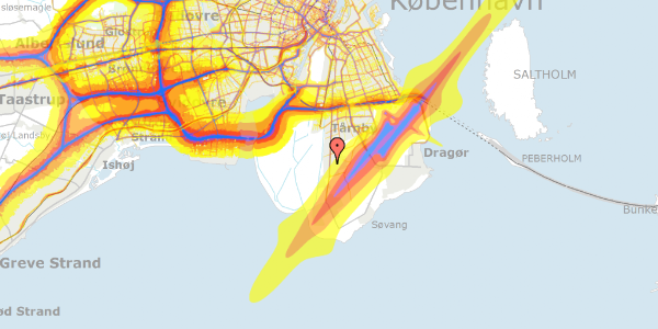 Trafikstøjkort på Natalvej 4, 2770 Kastrup