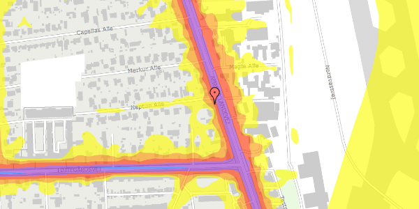 Trafikstøjkort på Neptun Alle 1, 2770 Kastrup