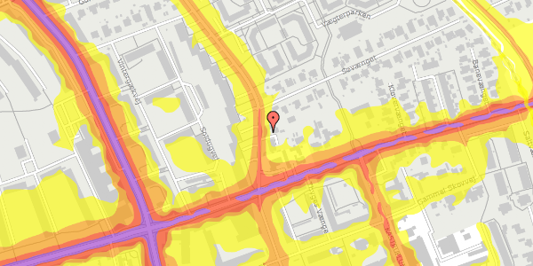 Trafikstøjkort på Nordmarksvej 79A, 2770 Kastrup