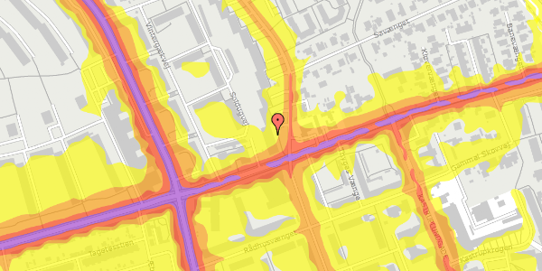 Trafikstøjkort på Nordmarksvej 88, 1. 4, 2770 Kastrup