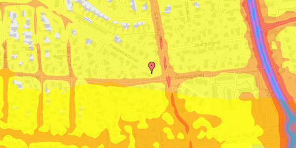 Trafikstøjkort på Præstemarksvej 1, 2770 Kastrup