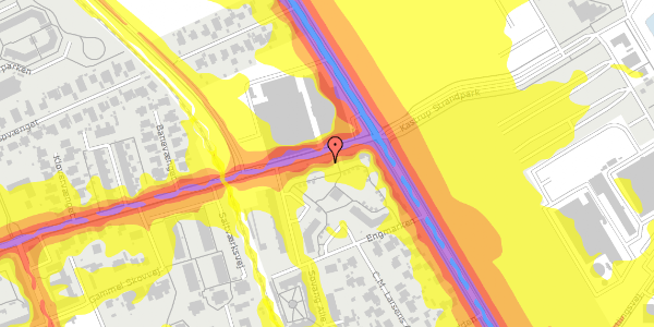 Trafikstøjkort på Saltværksvej 5B, 2770 Kastrup