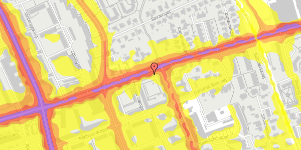 Trafikstøjkort på Saltværksvej 47, 1. th, 2770 Kastrup