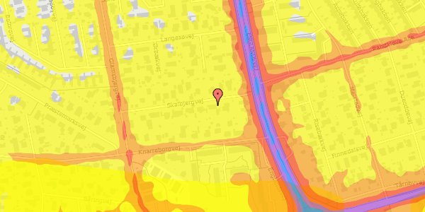 Trafikstøjkort på Skalbjergvej 5, 2770 Kastrup