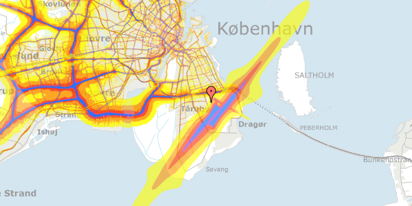 Trafikstøjkort på Spentrup Alle 11, 1. tv, 2770 Kastrup