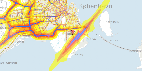 Trafikstøjkort på Starup Alle 6, 2770 Kastrup