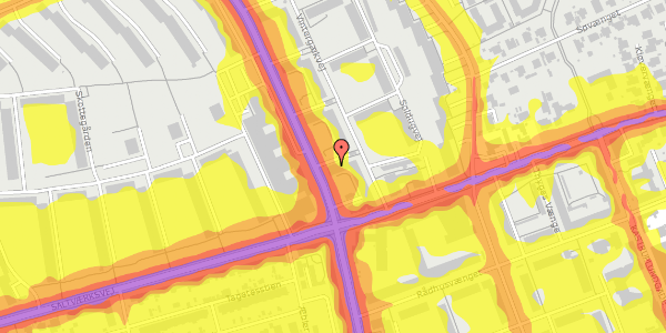 Trafikstøjkort på Timianstien 3, 1. th, 2770 Kastrup