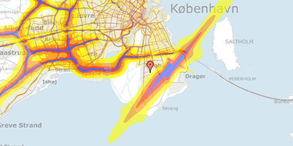 Trafikstøjkort på Tømmerupvang 44, 2770 Kastrup