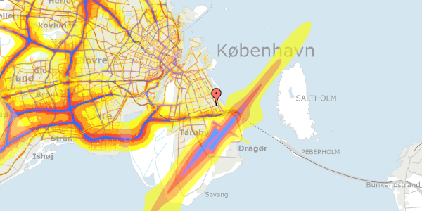 Trafikstøjkort på Vintergækvej 10, 2. tv, 2770 Kastrup