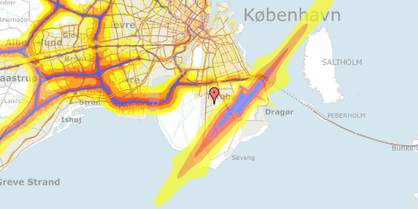 Trafikstøjkort på Vorgodvej 20, 2770 Kastrup