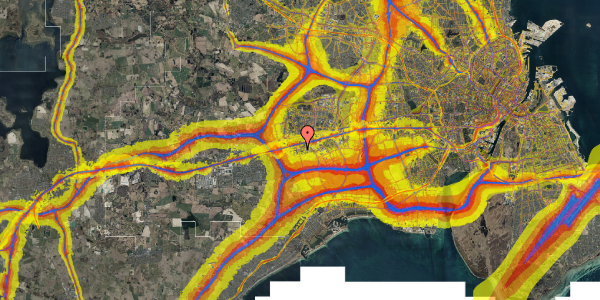 Trafikstøjkort på Albertslundvej 57, 2. th, 2625 Vallensbæk