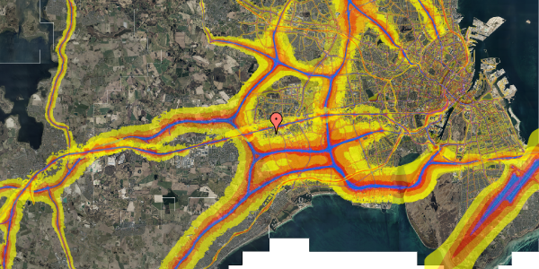 Trafikstøjkort på Albertslundvej 75, 2. th, 2625 Vallensbæk