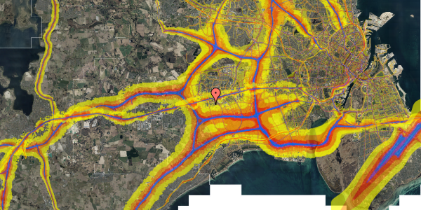 Trafikstøjkort på Albertslundvej 91, 1. mf, 2625 Vallensbæk