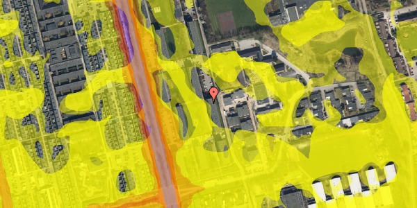 Trafikstøjkort på Albertslundvej 111, 2. th, 2625 Vallensbæk