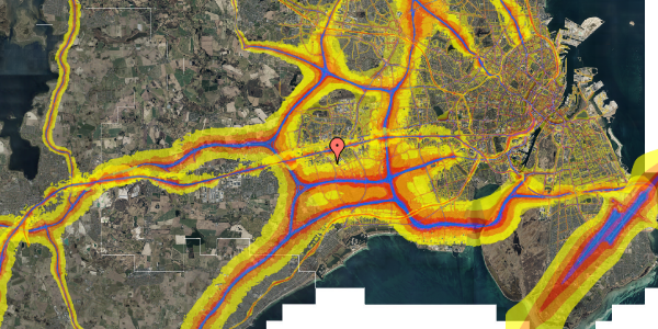 Trafikstøjkort på Hyrdeengen 71, 2625 Vallensbæk