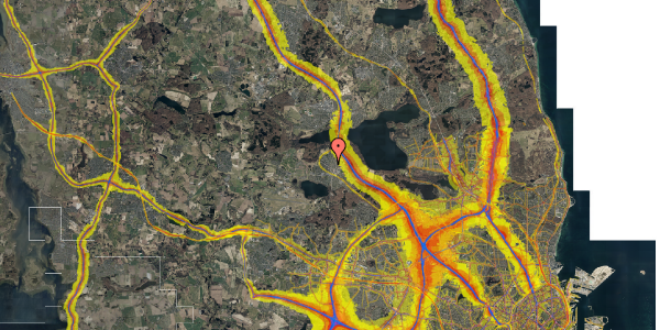 Trafikstøjkort på Bavnehøj Park 5, kl. 166, 3500 Værløse