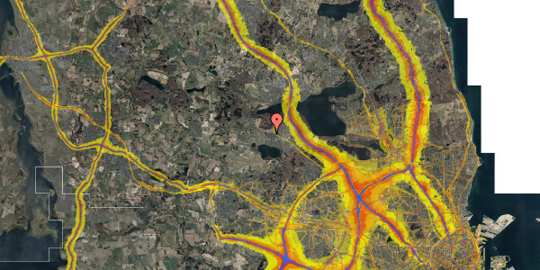 Trafikstøjkort på Bregnevej 40, 3500 Værløse