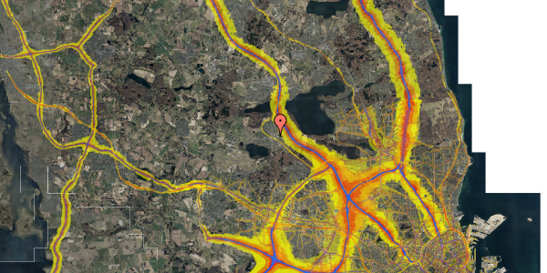 Trafikstøjkort på Bymidten 38, 3500 Værløse