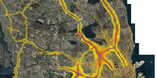 Trafikstøjkort på Bymidten 134, 2. , 3500 Værløse