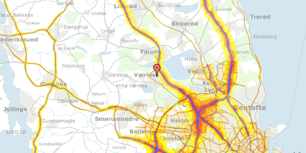 Trafikstøjkort på Engstedet 3, st. 36, 3500 Værløse