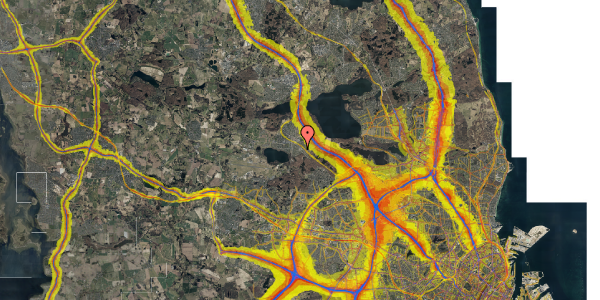 Trafikstøjkort på Højbovænge 49, 3500 Værløse