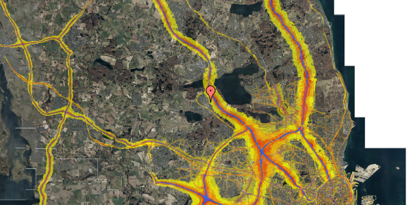 Trafikstøjkort på Klostergårdsvej 39, 3500 Værløse