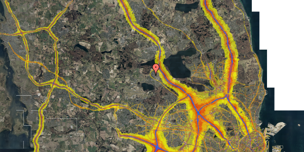 Trafikstøjkort på Ryetvej 81, 2. th, 3500 Værløse