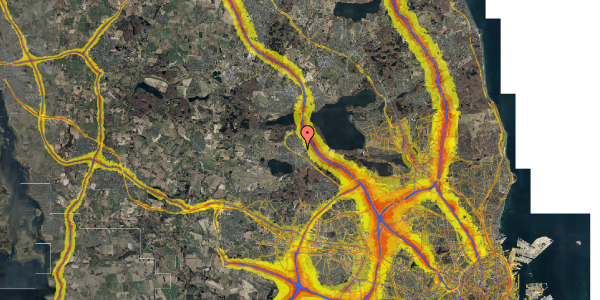 Trafikstøjkort på Skovgården 2C, 3500 Værløse