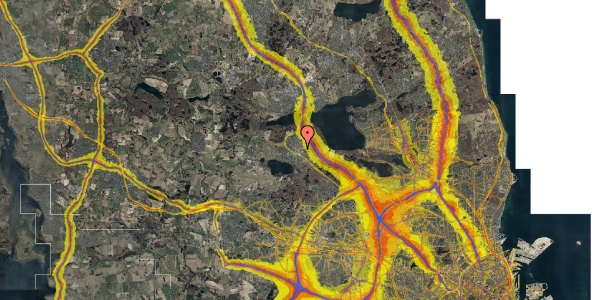 Trafikstøjkort på Skovgården 3C, st. , 3500 Værløse