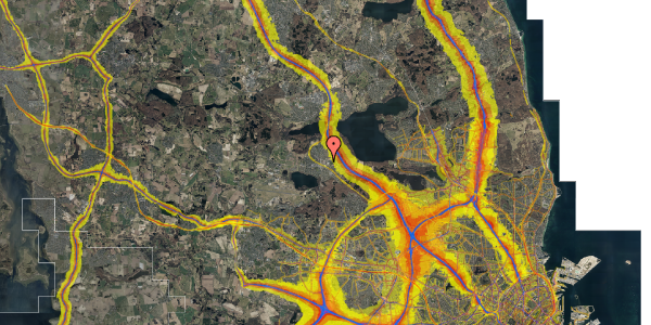 Trafikstøjkort på Skovgården 22A, st. , 3500 Værløse