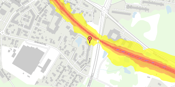 Trafikstøjkort på Allerød Have 16, st. tv, 3450 Allerød