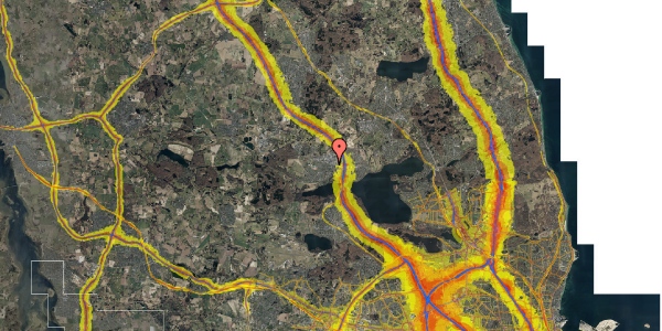 Trafikstøjkort på Gammelgårdsvej 68, 2. th, 3520 Farum