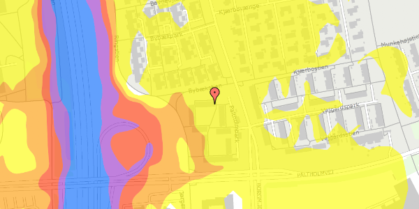 Trafikstøjkort på Paltholmpark 22, 3520 Farum