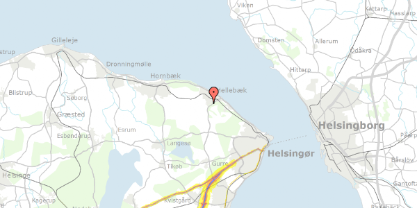 Trafikstøjkort på Granhegnet 5, 3140 Ålsgårde