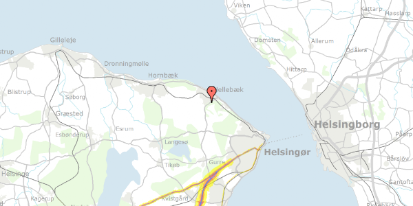Trafikstøjkort på Granhegnet 10, 3140 Ålsgårde